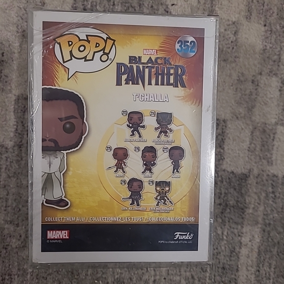Funko Pop! Black Panther - T'Challa - (White) #352 - Picture 2 of 5